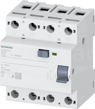  typ AC 100 A 100 mA AC 400 V Wyłącznik różnicowoprądowy 4P