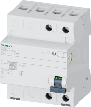 5SV33214 16A 30mA 230V Wyłącznik różnicowoprądowy