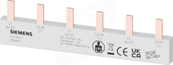 5ST3607 10mm2 Szyna grzebieniowa
