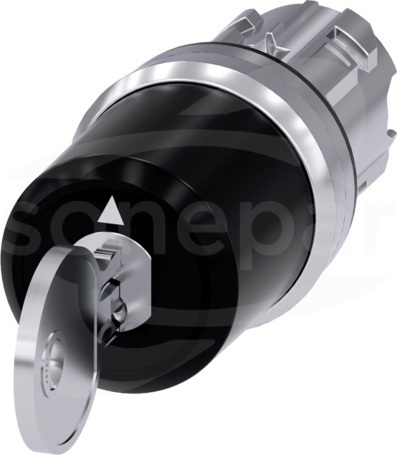 SIRIUS ACT 22mm I-O-II b/samop. Przełącznik z kluczem BKS metal
