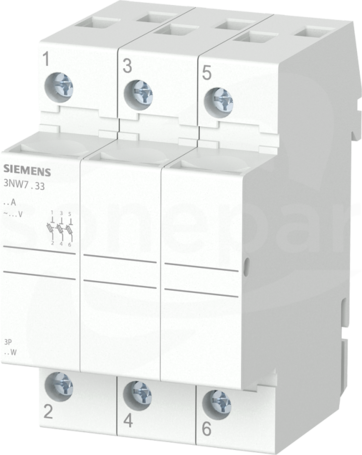SENTRON 8x32 3P 20A Podstawa bezpiecznikowa