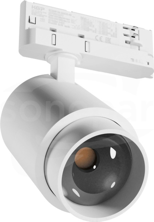 PAVA POINT 3F 6-20W NW 8-45st RA90 2,1klm BIAŁA Oprawa LED na szynę 3F
