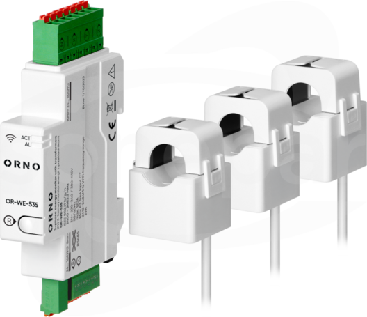 OR-WE-535  120A  230/400V TUYA SMART Wi-Fi Monitor energii 3F z przekładnikami