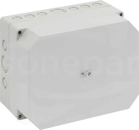 TK PC 2518-13F-M 254x180x137 IP66 Obudowa pusta poliwęglanowa