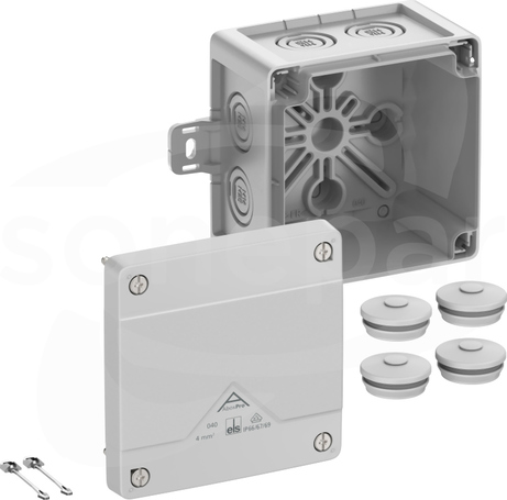 Abox Pro 040 AB-L NOWY 102x102x70 IP69 szary Skrzynka rozgałęźna