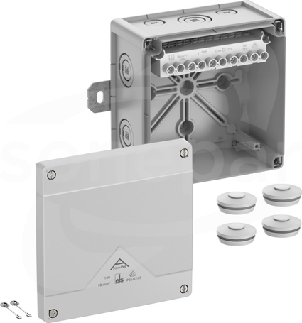 Abox Pro 100 AB-10mm2 NOWY 152x152x85 IP69 szary Skrzynka rozgałęźna