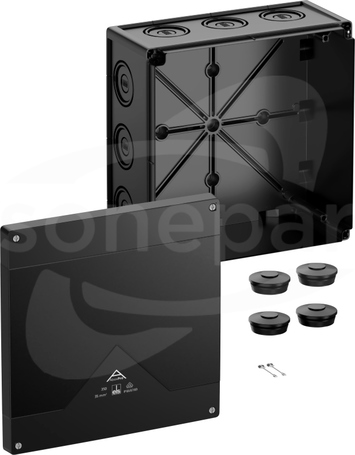 Abox Pro 350-L sw NOWY 252x252x120 IP69 czarny Skrzynka rozgałęźna