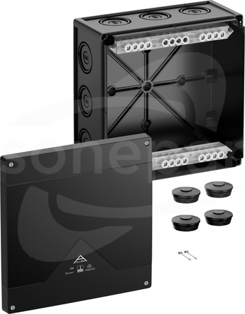 Abox Pro 350-35mm2 sw NOWY 252x252x120 IP69 czarny Skrzynka rozgałęźna