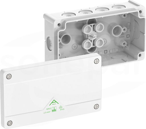 Abox 025/2-L/w NOWY 152x87x52 IP66 biały Skrzynka rozgałęźna