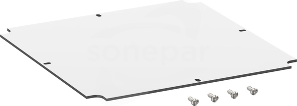 Abox MPI 350 NOWY 217x217x2,5 Płyta montażowa