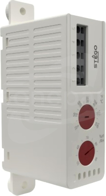 ETF 012 1NC/NO AC/DC 24-240V IP20 60st.C Higrostat elektroniczny