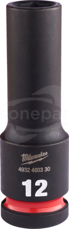 1/2" hex 12mm Nasadka udarowa długa