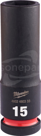 1/2" hex 15mm Nasadka udarowa długa