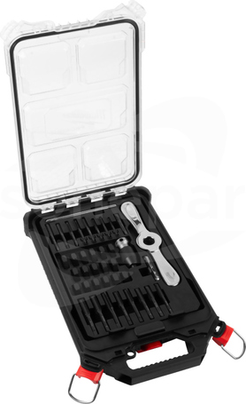 38 PC Metric Tap+Die PACKOUT Zestaw gwintowników