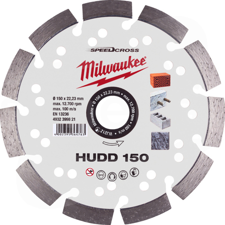 HUDD 150mm Tarcza diamentowa