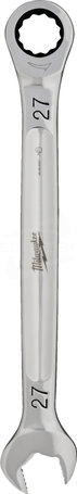 MAXBITE 27mm Klucz płasko-oczkowy z grzechotką