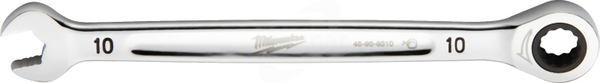 MAXBITE 10mm Klucz płasko-oczkowy z grzechotką