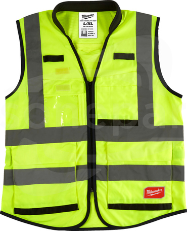 L/XL żółta  PREMIUM Kamizelka odblaskowa