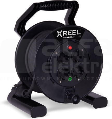 XREEL 4GS 40mb H03VV-F 3x1,5 IP20 Przedłużacz zwijany jednofazowy z tworzywa
