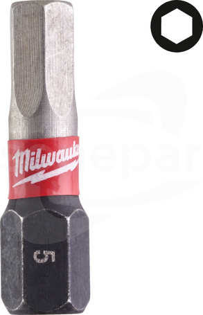 SHOCKWAVE HEX5 25mm (2szt) Bit udarowy