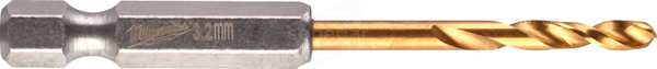 SWave HSS-G Tin 3.2mm (2szt) Wiertło udarowe do metalu