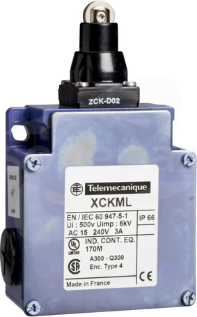 XCKML102H29 Wyłącznik krańcowy metal.