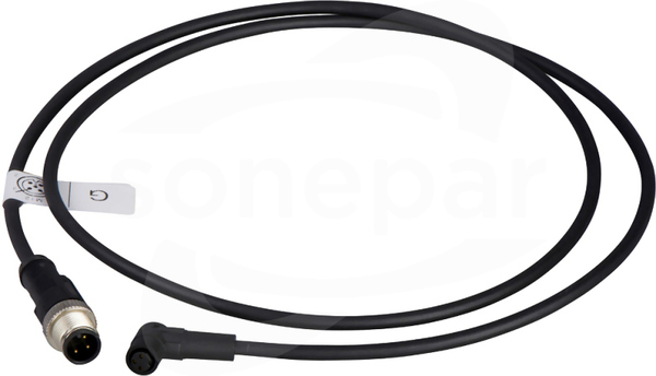 XZCR1502040G2 IP67 Przedł.M12<->08