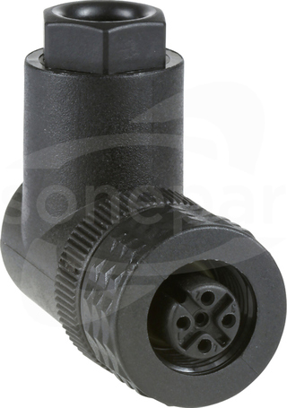 XZCC12FCP40B M12 4P Wtyk żeński kątowy