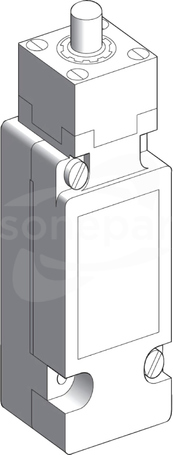 XCKJ1161H29 Wyłącznik krańc.metal.en 50041