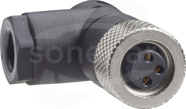XZCC8FDM40S M8 4P Wtyk żeński prosty