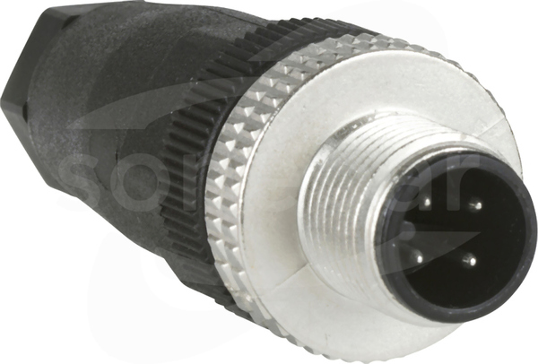 XZCC12MDM40B M12 4P Wtyk męski prosty