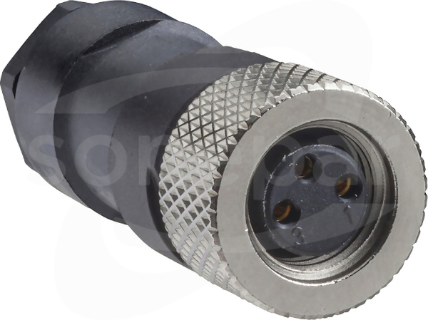 XZCC8FDM30S M8 3P Wtyk żeński prosty