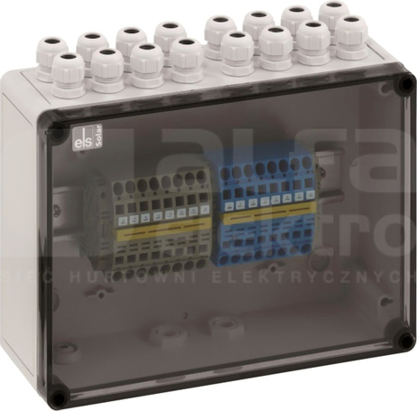RK-PV 8 254x180x90 IP66 szary Obudowa z zaciskami szeregowymi
