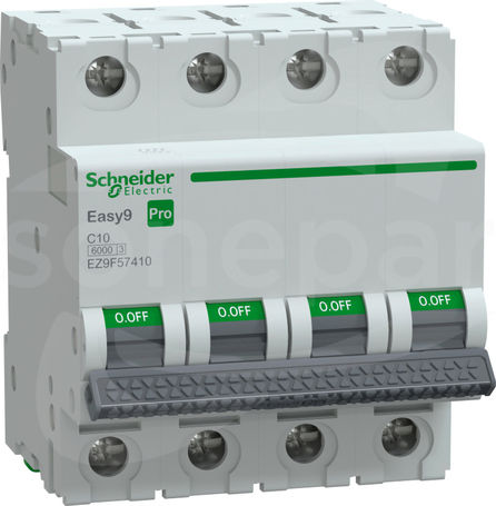 Easy9 PRO C10A 4P Wyłącznik nadprądowy