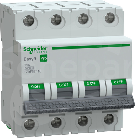 Easy9 PRO C16A 4P Wyłącznik nadprądowy