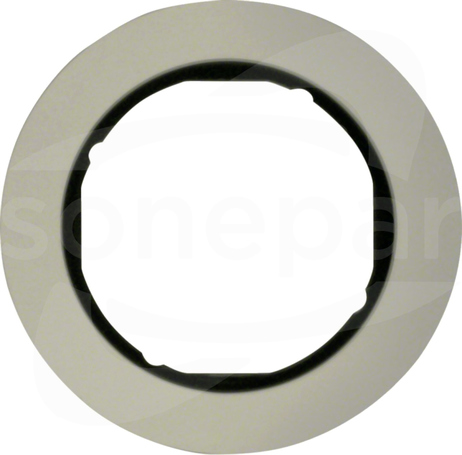 R.CLASSIC aluminium/czarny Ramka 1-krotna