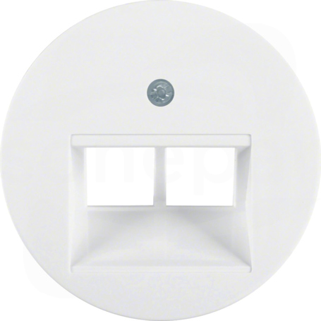 R.1/R.3/R. CLASSIC biały połysk Element centr.gn.przyłącz.UAE 2x