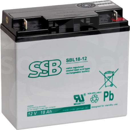 SBL18-12 12V 18Ah Akumulator kwasowo-ołowiowy