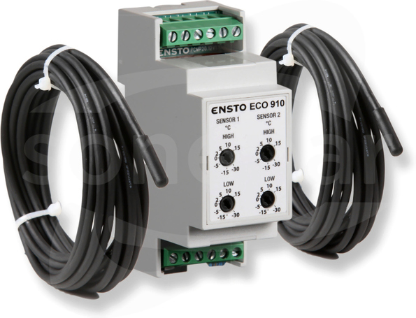 ECO 910 3600W 16A Termostat zewnętrzny DIN