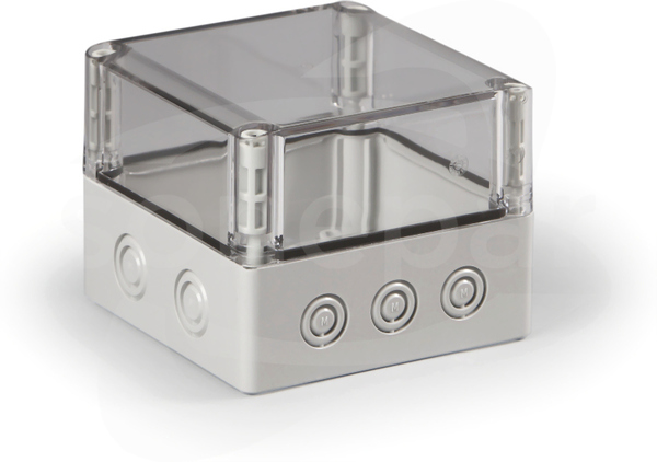 SPCK131310T 125x125x100 Obudowa CUBO S PC pok.przez