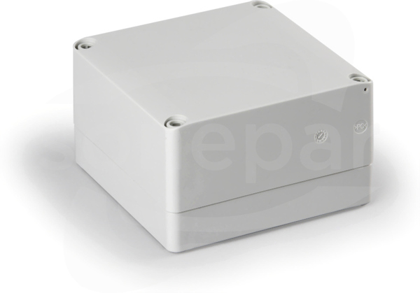 SPCP131308LG 125x125x75 Obudowa CUBO S PC pok.szara