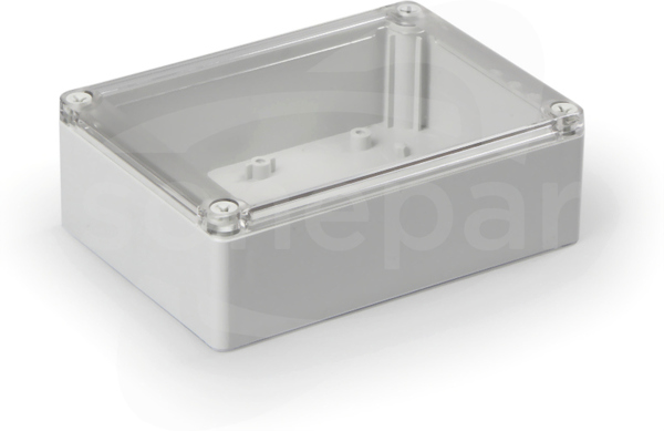 SPCP131806T 125x175x60 Obudowa CUBO S PC pok.przez