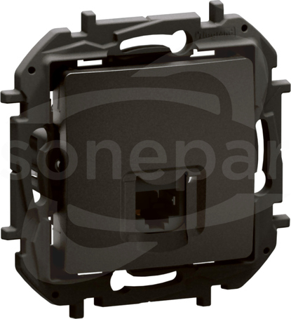 NOWE NILOE RJ45/KAT.6A UTP czarne Gniazdo komputerowe