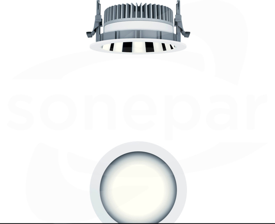 PANOS EVO R150L 9W 830 SWI AL WH Oprawa LED