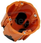  PRIMEBOX 60mm fi74 IP30 pomarańczowa Poszuka podtynkowa RIGIPS wiatroszczelna