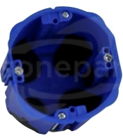  PRIMEBOX 60mm fi74 IP30 niebieska Poszuka podtynkowa RIGIPS wiatroszczelna