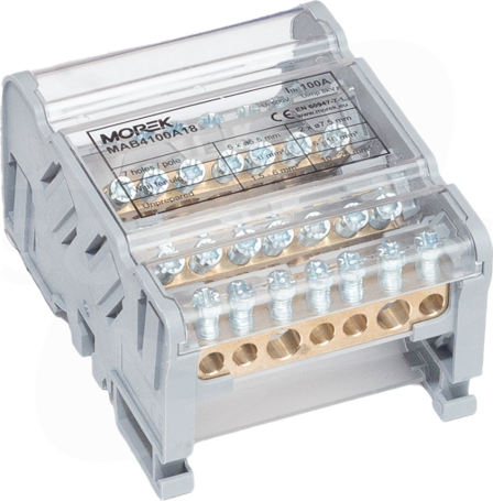 MAB125A-7 4P 2x35 + 5x6mm2 Blok dystrybucyjno-rozdzielczy