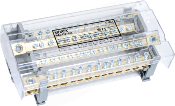 MAB160A-14 1x50 + 4x35 + 9x16mm2 Blok dystrybucyjno-rozdzielczy