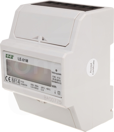 LE-01M 10(100)A 230V LICZNIK ENERGII 1-FAZ.1MOD.