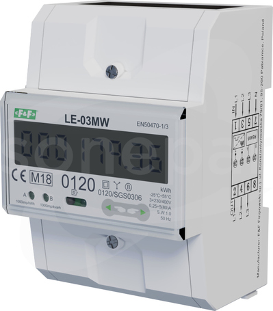 LE-03MW LICZNIK ENERGII 3-FAZ MODBUS